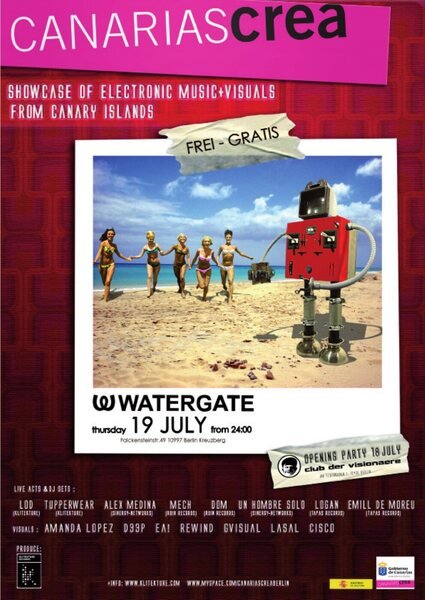 Cartel de Canarias Crea Berlín 2007
