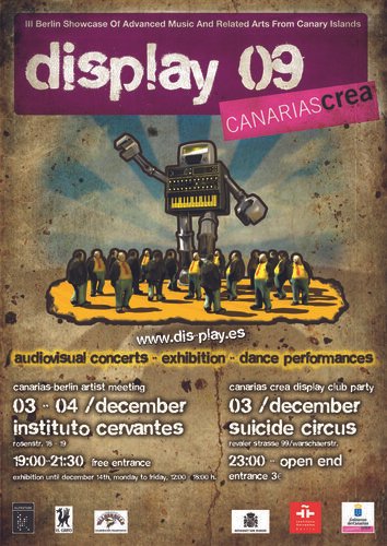 Dis-play 09 · cartel y gráfica